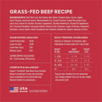 Instinct Freeze Dried Meals, Natural Dog Food, Grass-Fed Beef, 14 oz. Bag