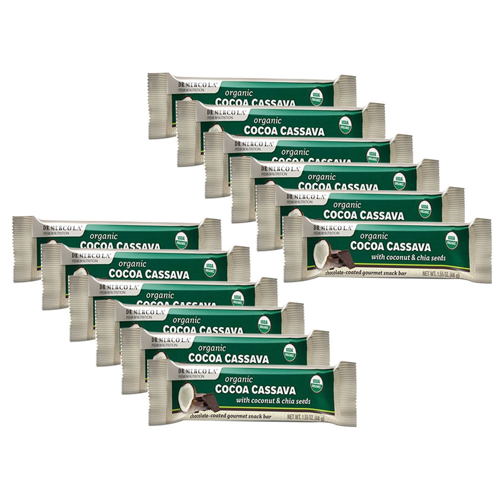 Dr. Mercola, Organic Cocoa Cassava with Coconut and Chia Seeds
