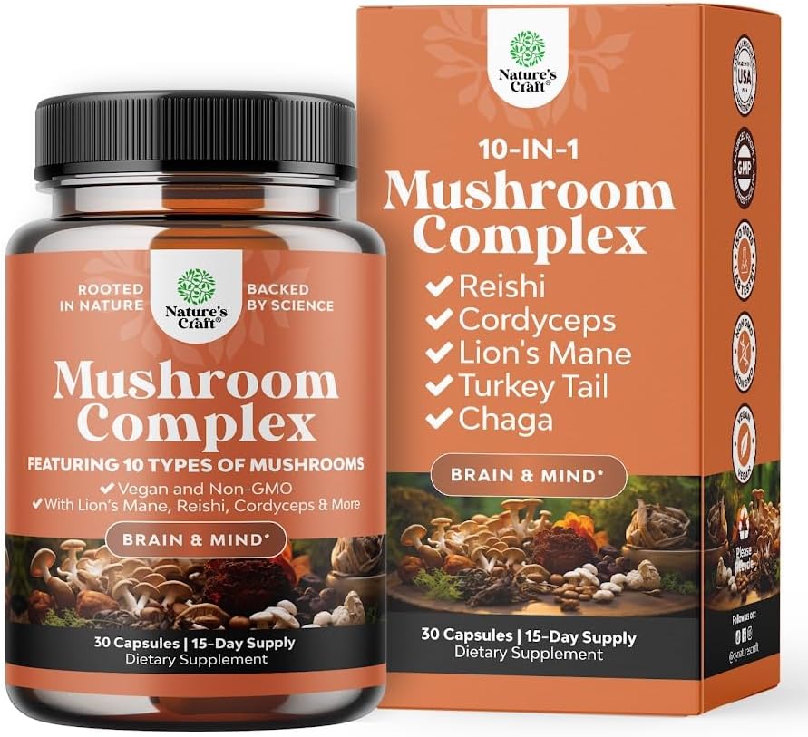 Natures Craft Advanced Mushroom Complex Capsules