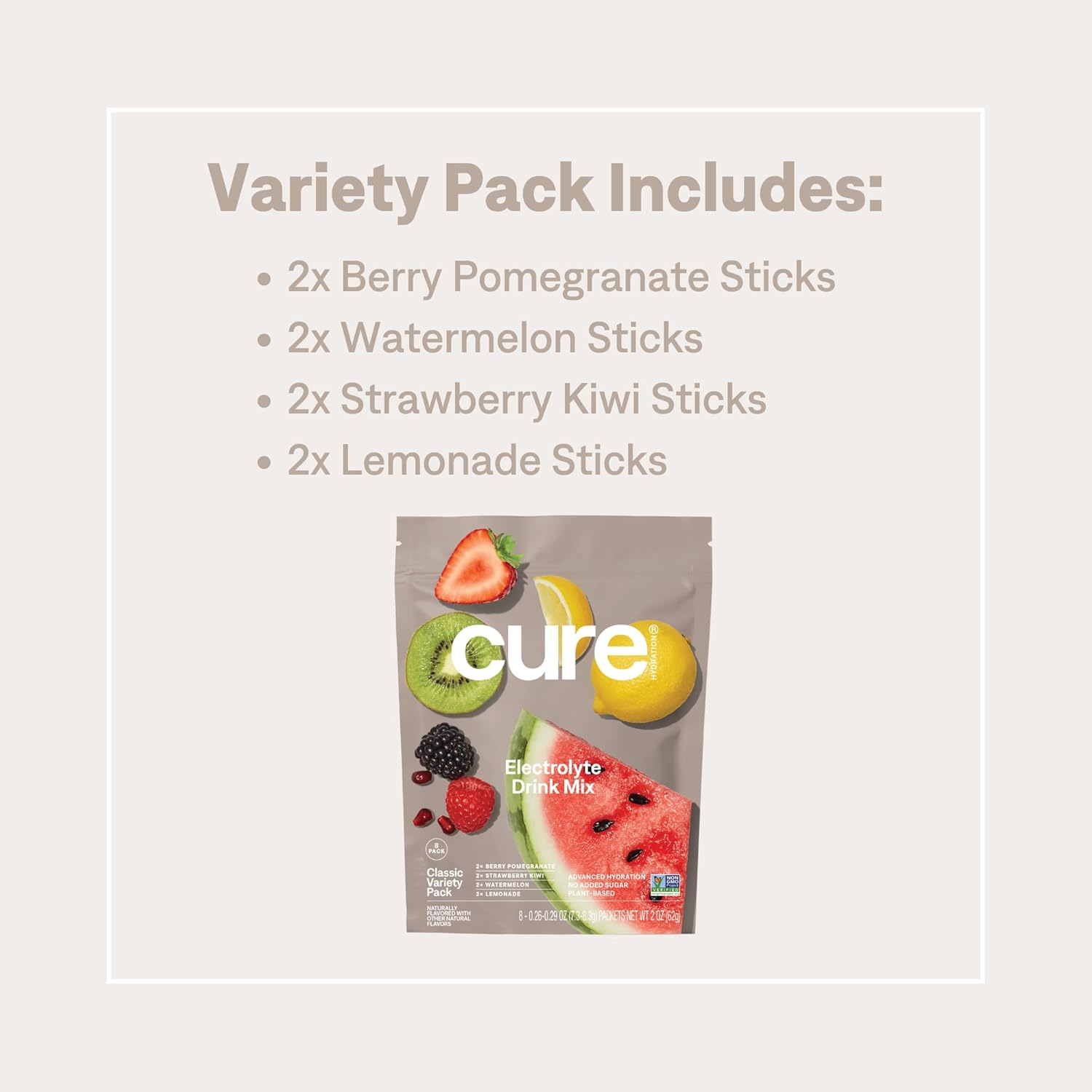 Cure Hydration | Plant-Based Electrolyte Drink Mix