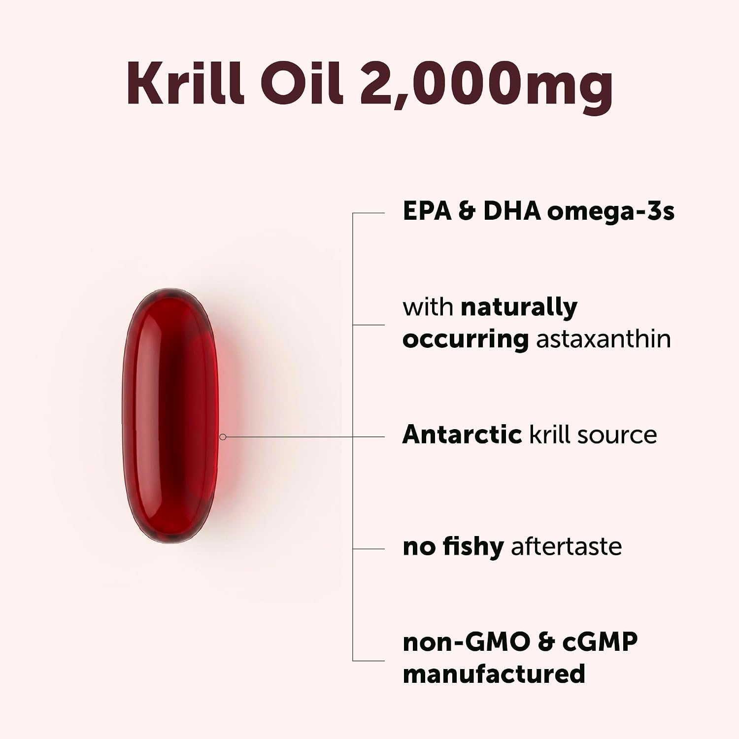 Micro Ingredients Antarctic Krill Oil Supplement