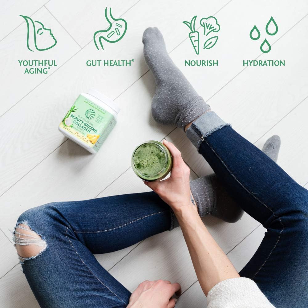 Sunwarrior Vegan Beauty Greens Drink Plant-Based