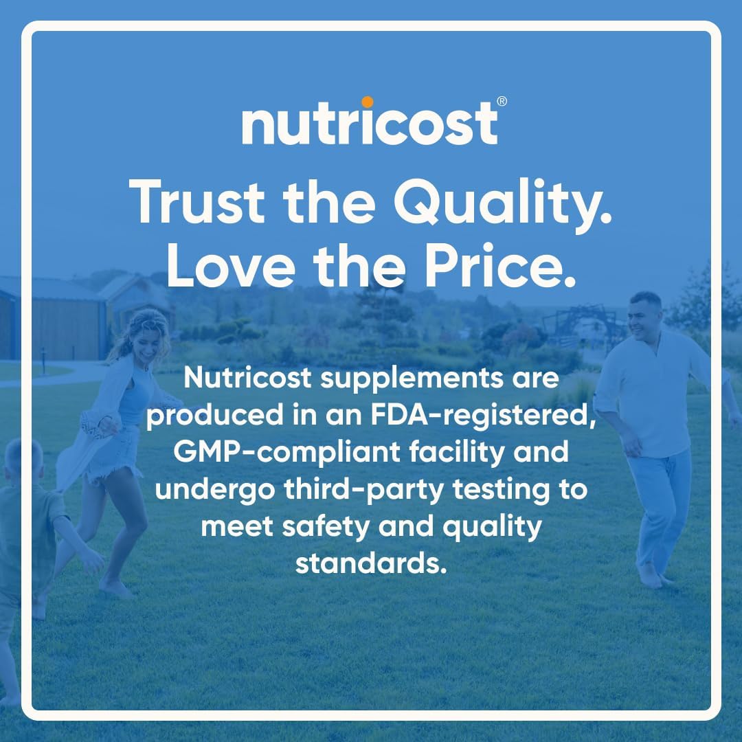 Nutricost Biotin (Vitamin B7) 10,000mcg (10mg), 240 Capsules, Quick Release