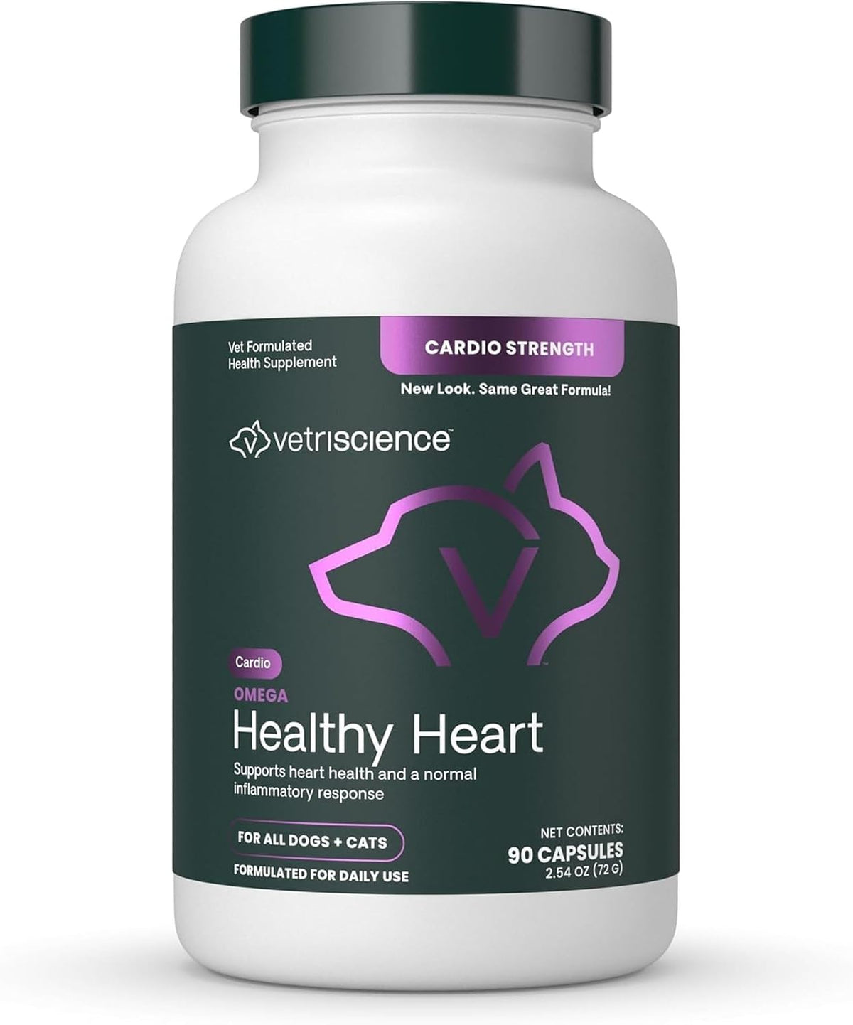 VetriScience Omega Healthy Heart for Dogs and Cats, 90 Count