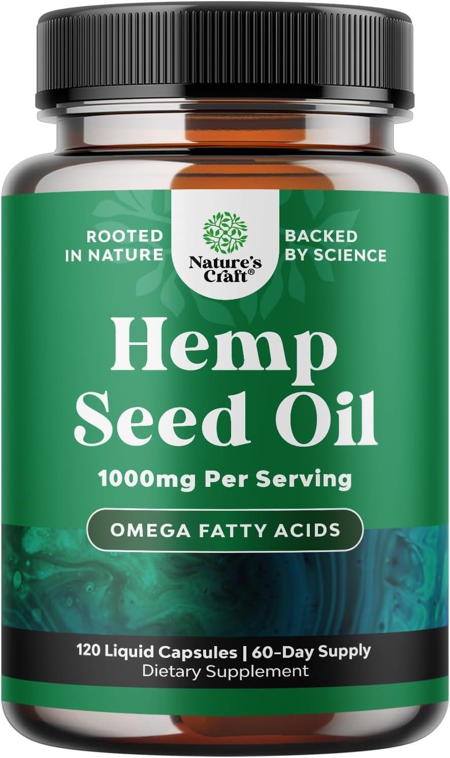 Natures Craft High Absorption Hemp Oil Capsules