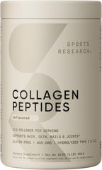 Sports Research® Collagen Peptides Protein Powder 16oz (Unflavored)