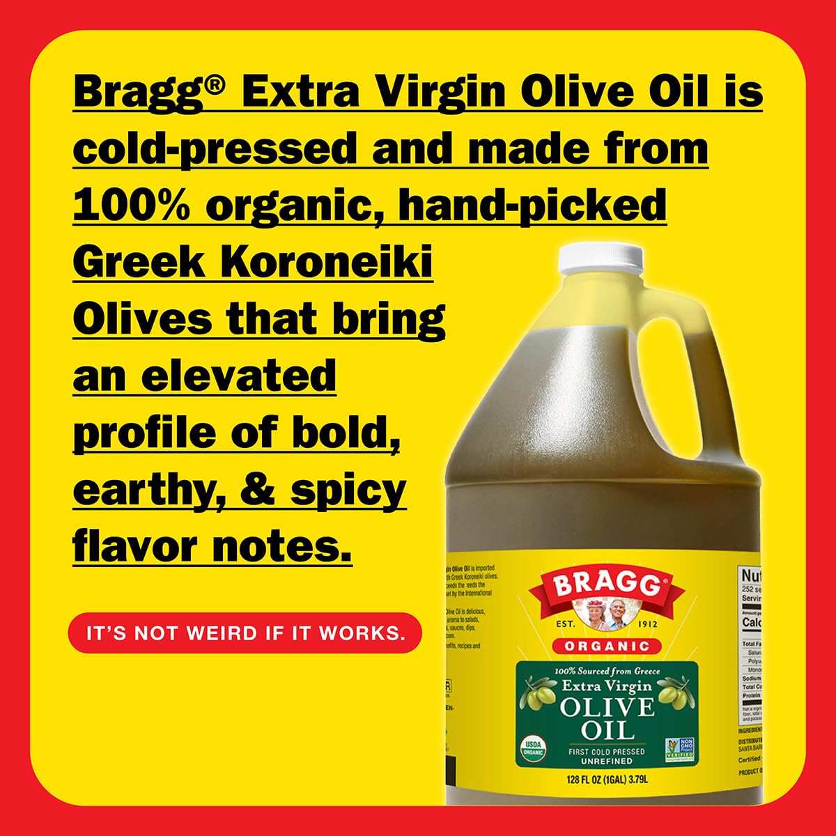 Bragg Organic Extra Virgin Olive Oil