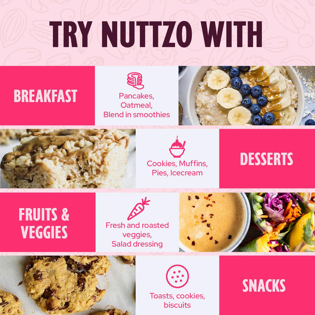 NuttZo Organic Power Fuel 7 Nuts and Seeds Butter, Smooth