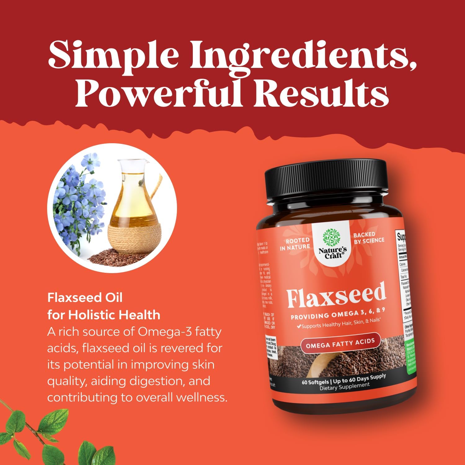 Natures Craft Flaxseed Oil