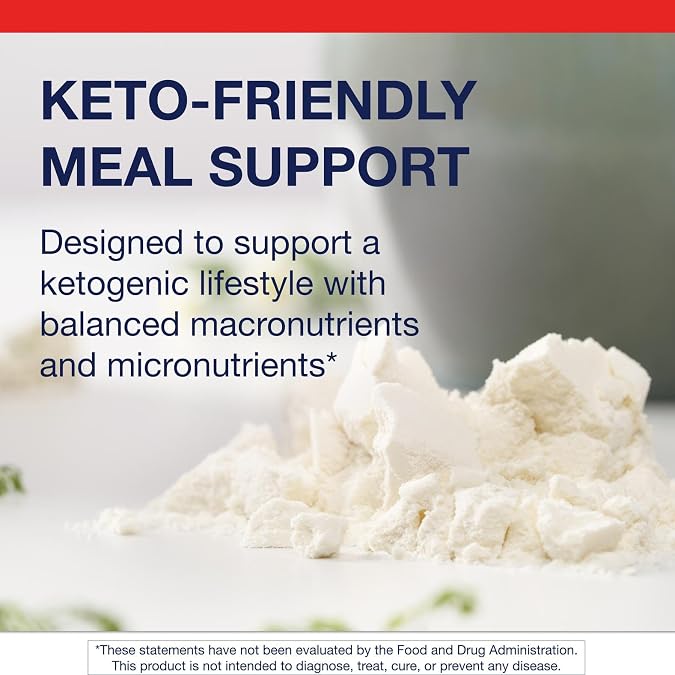 Metagenics Ketogenic Shake - Keto Protein Powder - Vanilla - Low Carb, Sugar-Free, Gluten-Free
