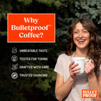 Bulletproof Original Medium Roast Whole Bean Decaf Coffee, 12 oz