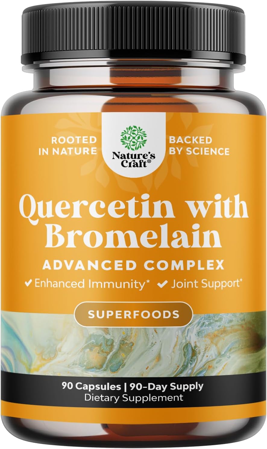 Pure Quercetin with Bromelain Supplement for Immune Aid