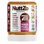 NuttZo Organic Paleo Power Fuel Crunchy 7-Nut-and-Seed Butter, 12 oz