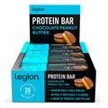 Legion Protein Bar Chocolate Peanut Butter -100% Grass Fed, Baked Bars