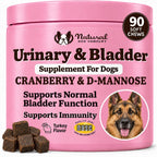 Natural Dog Company Urinary & Bladder Supplement for Dogs – 90 Soft Chews