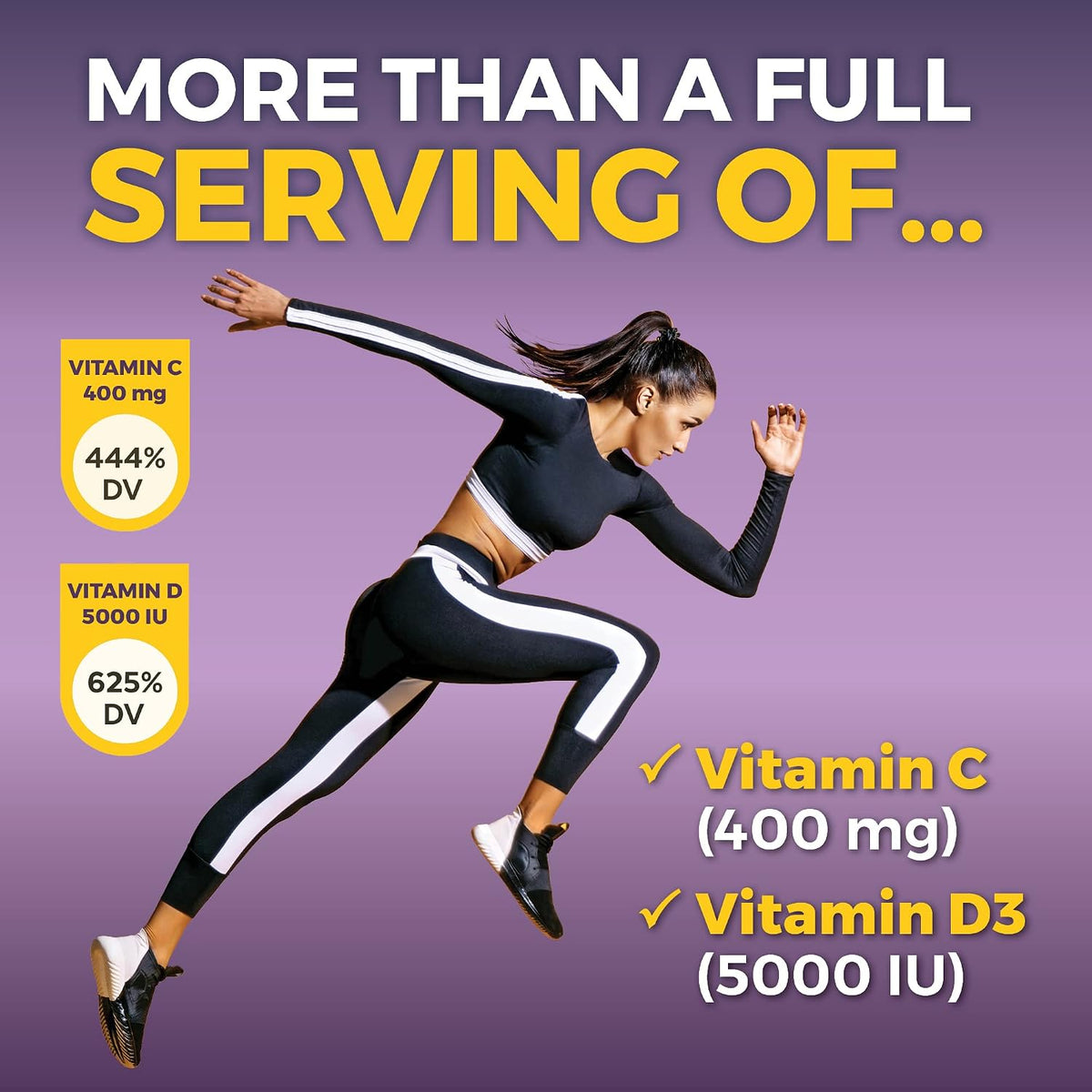 Viva Naturals Elderberry with Vitamin C and Zinc for Adults 120 Capsules