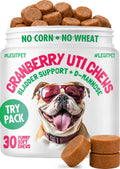 Legipet Cranberry UTI Chews for Dogs Bladder Support + D-Mannose