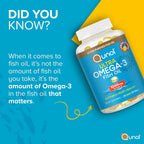 Qunol Ultra Omega-3 Fish Oil Mini Softgels, 1000mg EPA + DHA, 180ct
