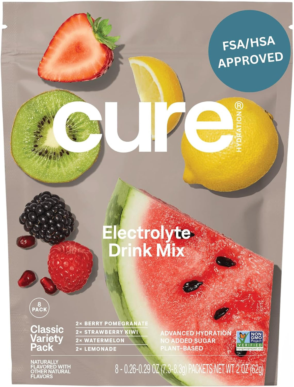 Cure Hydration | Plant-Based Electrolyte Drink Mix