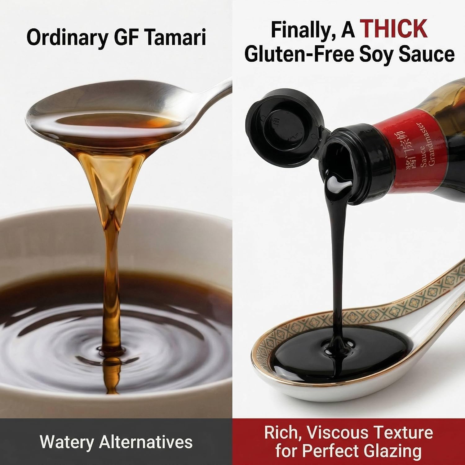 Sauce Grandmaster Gluten Free Mushroom Dark Soy Sauce