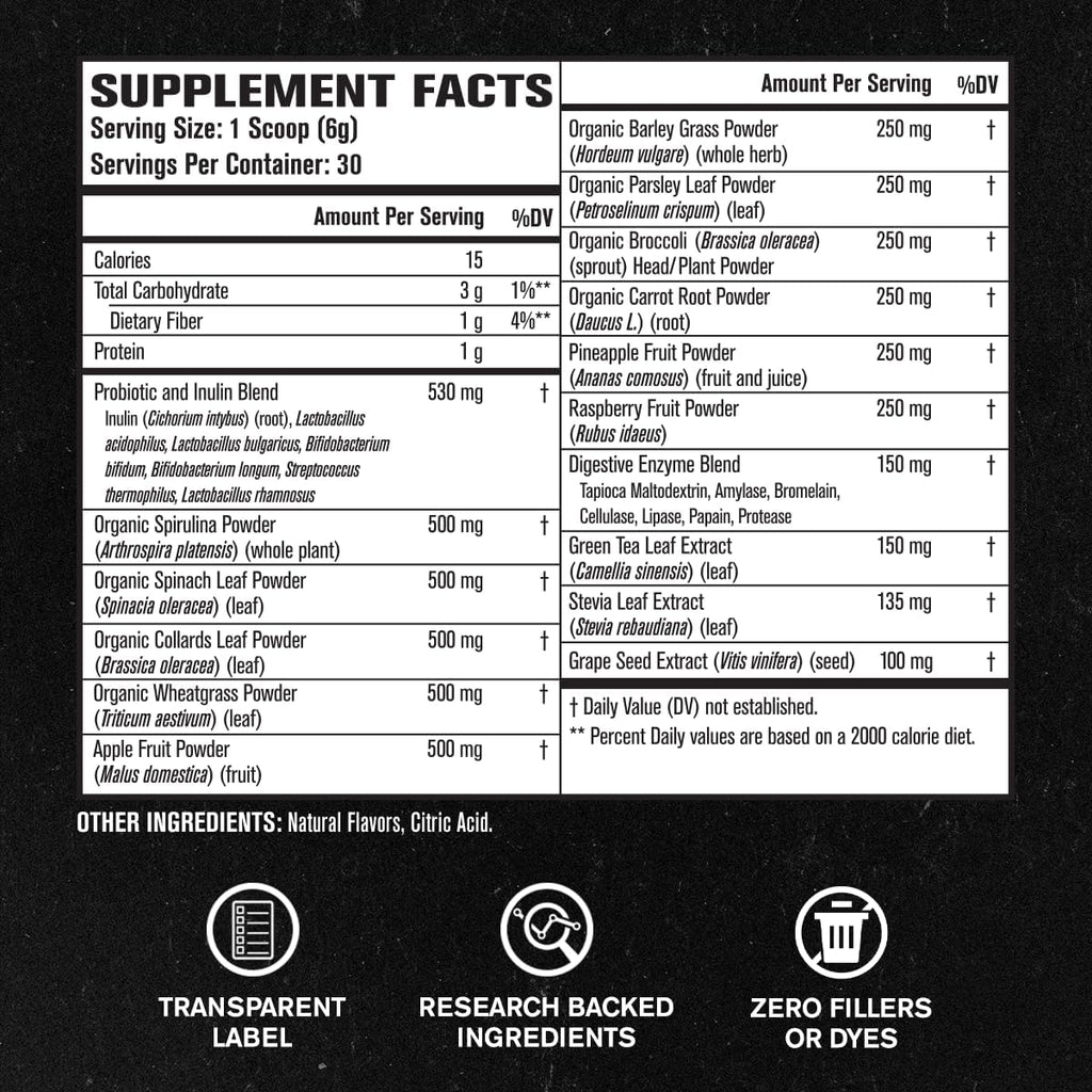 Jacked Factory Green Surge Green Superfood Powder