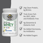 Garden of Life SPORT Grass Fed Whey Protein Powder, Vanilla, 20 Servings