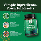 Natures Craft High Absorption Hemp Oil Capsules