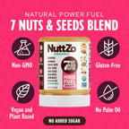 NuttZo Organic Power Fuel 7 Nuts and Seeds Butter, Smooth