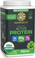 Sunwarrior Organic Active Plant Based Protein Powder (Unflavoured)