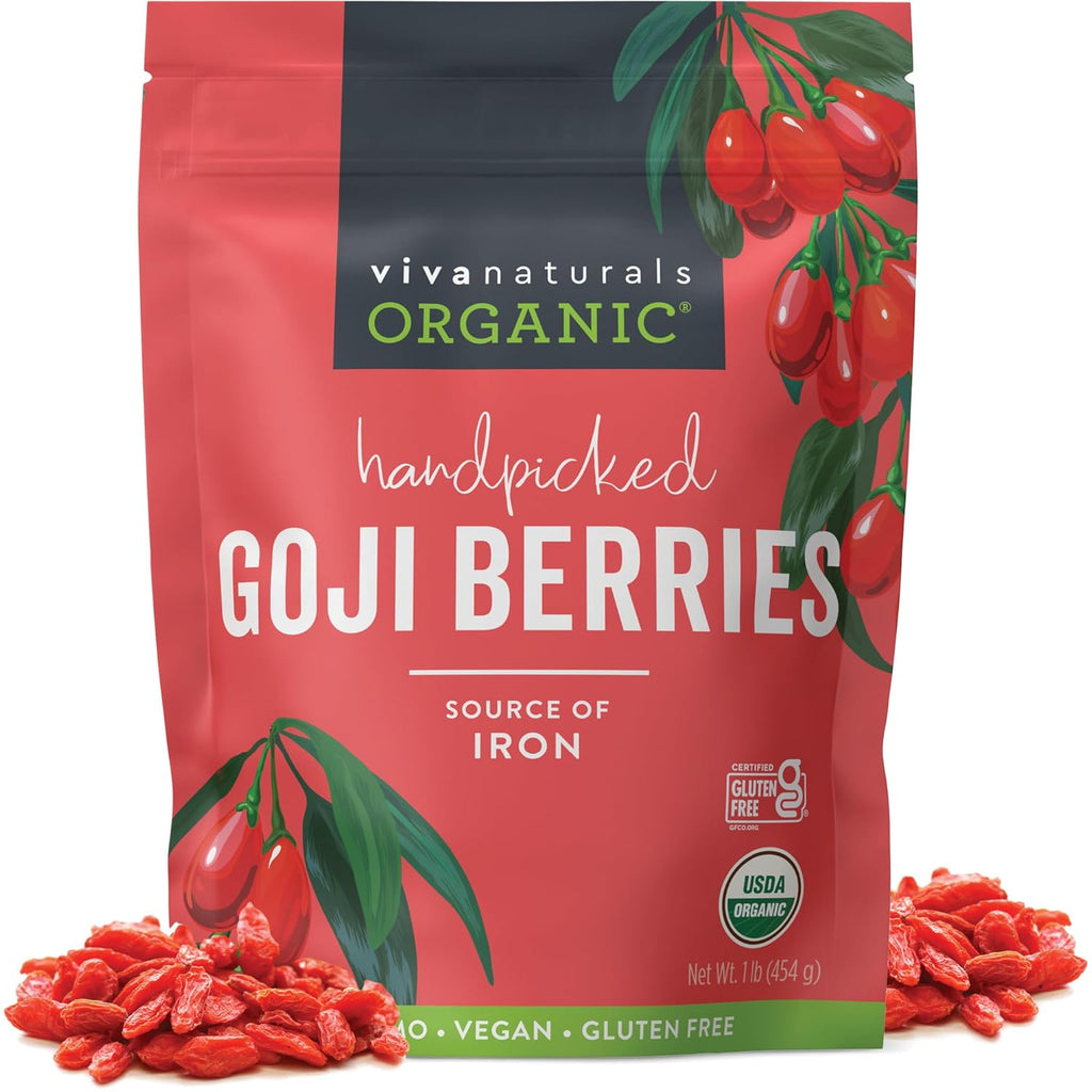 Viva Naturals Organic Dried Goji Berries