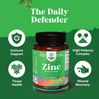 Natures Craft Zinc 50mg Tablets for Immune Support, Dietary Supplement - 60 Count