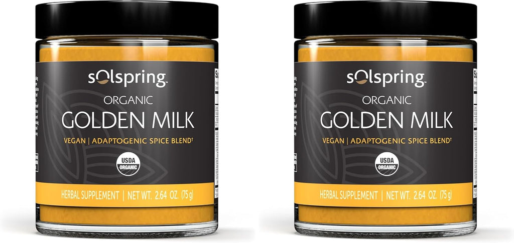 Dr. Mercola Solspring Golden Milk - Adaptogenic Support Pack of 2