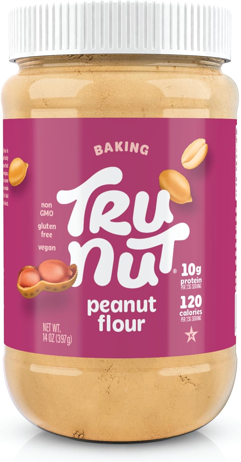 Tru-Nut Peanut Flour - Gluten Free Flour For Baking, Good Source of Plant Protein