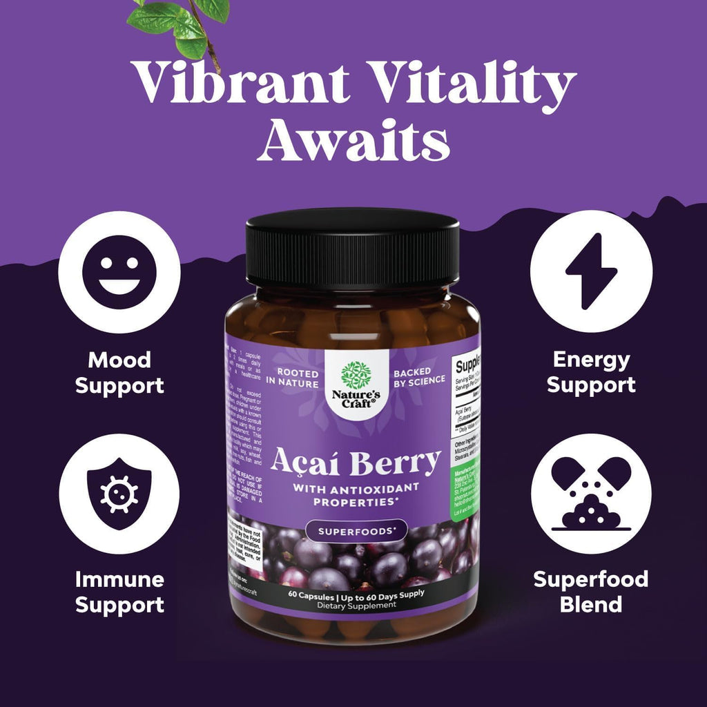 Natures Craft Acai Berry Supplement