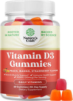 Natures Craft Vitamin D3 Gummies for Daily Wellness 60 Count