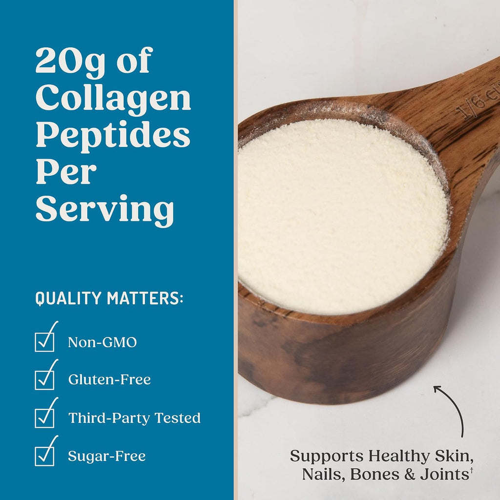 Bulletproof Vanilla Collagen Peptides Powder 17.6 Oz