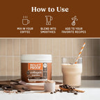 Bulletproof Chocolate Collagen Peptides Protein Powder with MCT Oil 17.6 oz