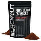 Blackout Coffee Pitch Black Espresso Ground Coffee – Extra Dark Roast