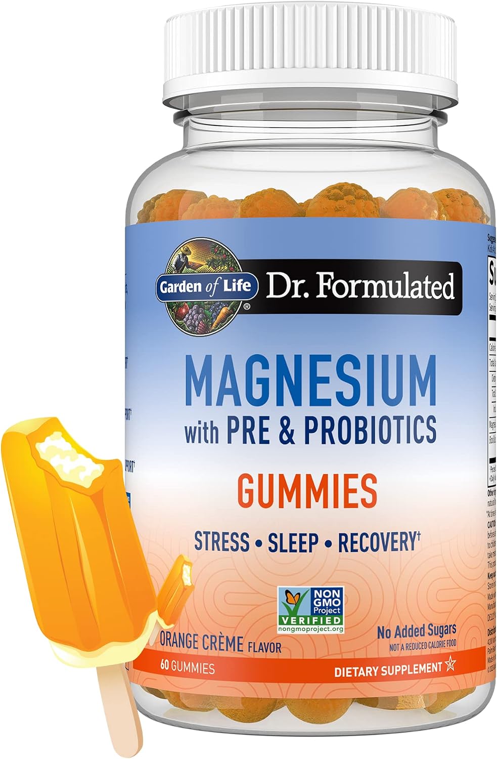 Garden of Life Dr. Formulated Magnesium Gummies, Orange Creme Pack of 1