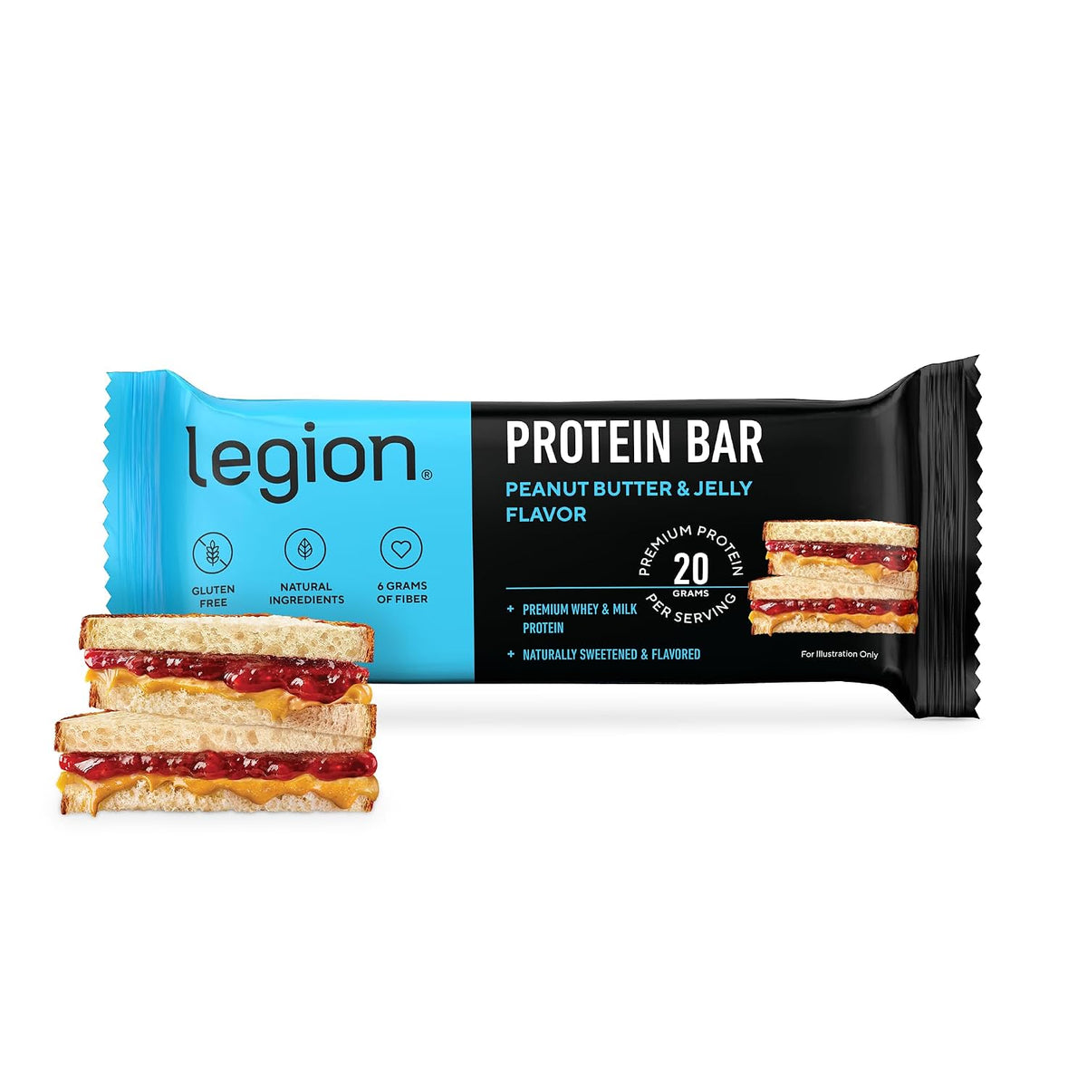 Legion Protein Bar Peanut Butter Jelly