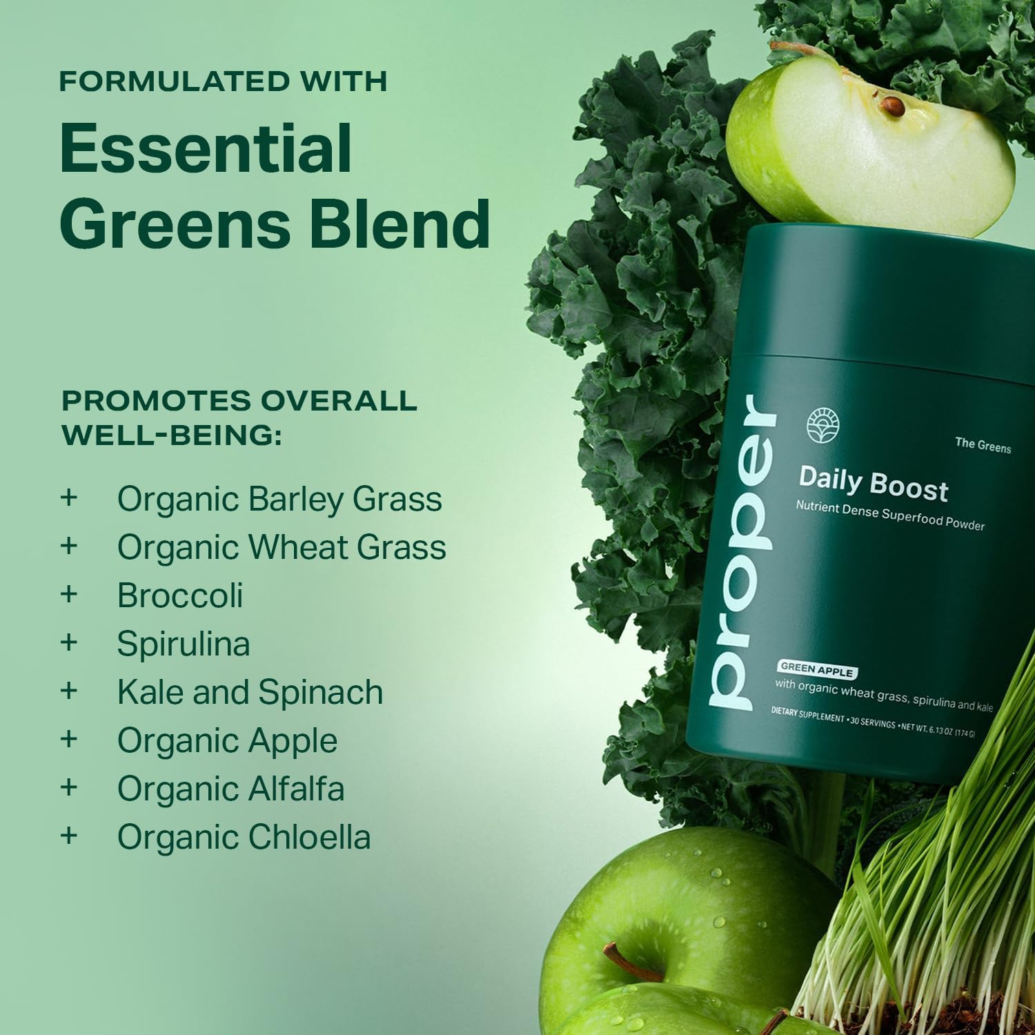 Proper - The Greens Daily Boost Organic Greens Powder