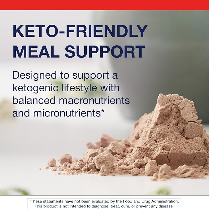 Metagenics Ketogenic Shake - Keto Protein Powder Choc - Low Carb, Sugar-Free, Gluten-Free