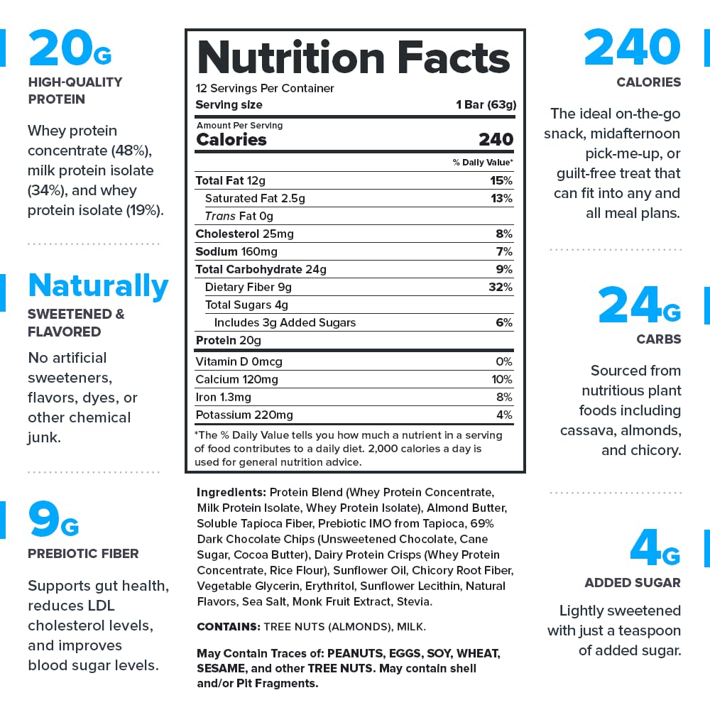 Legion Protein Bar Chocolate Chip Cookie Dough