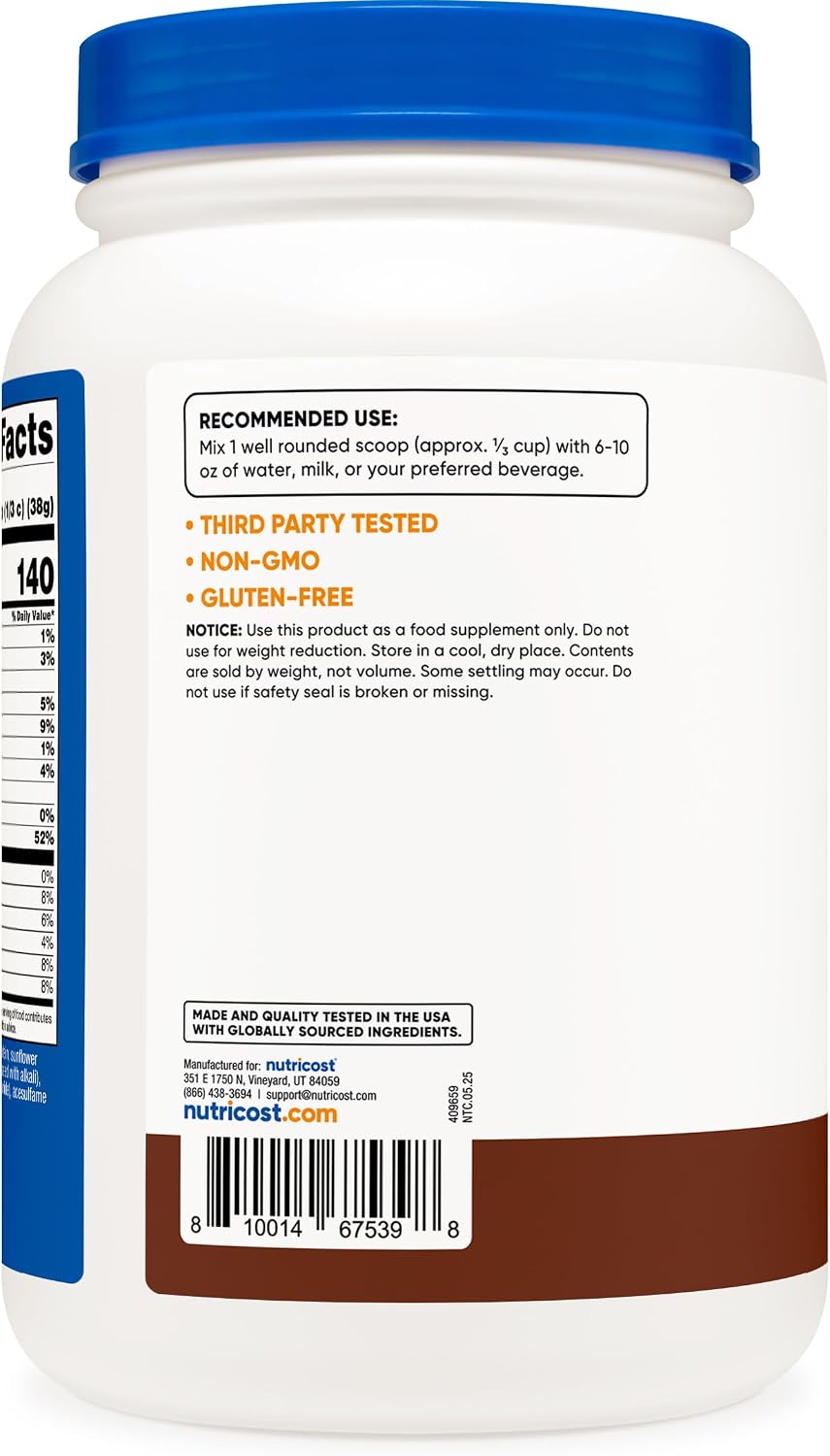 Nutricost Whey Protein Isolate (Milk Chocolate)