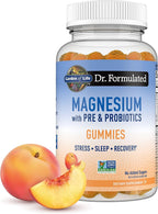 Garden of Life Dr. Formulated Magnesium Gummies, Peach Flavour Pack of 1