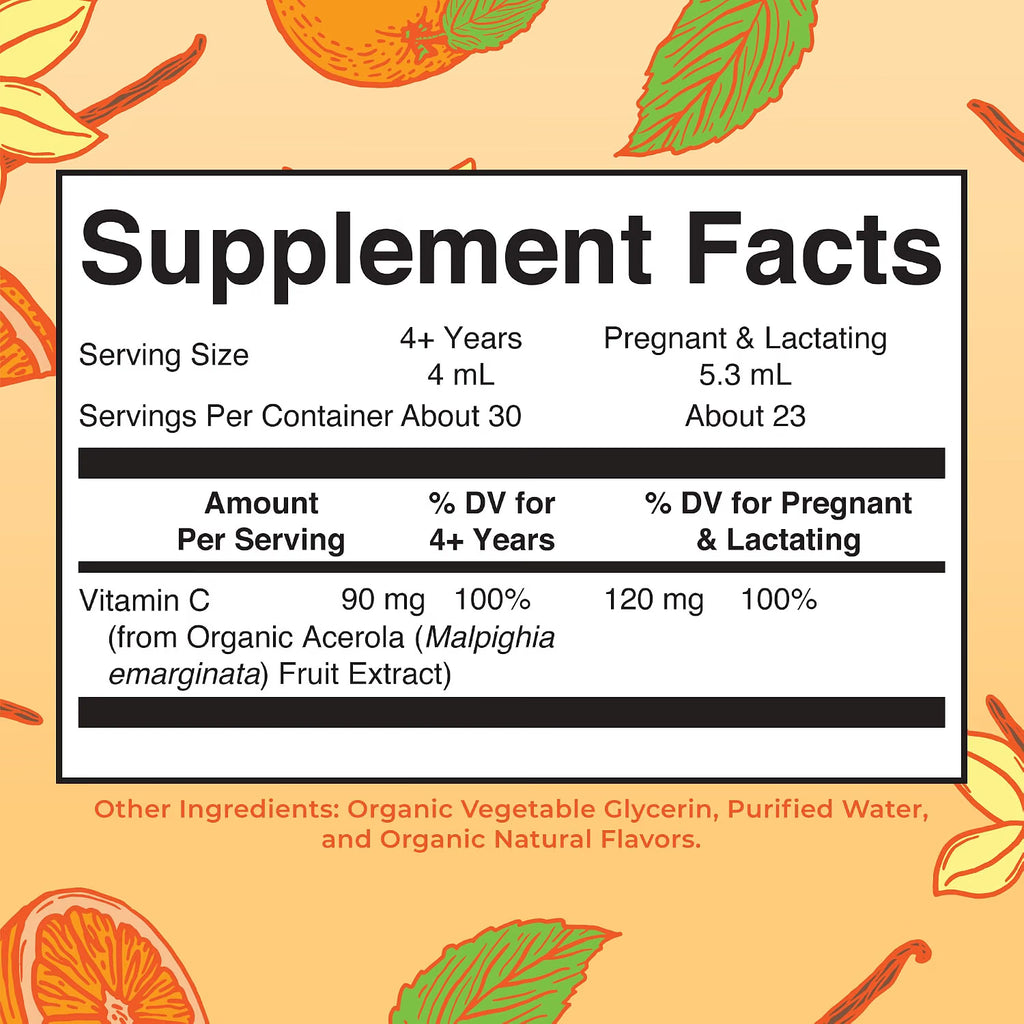 MARY RUTH'S Organic Vitamin C Supplement | Liquid Vitamin C Liquid Drops for Adults & Kids