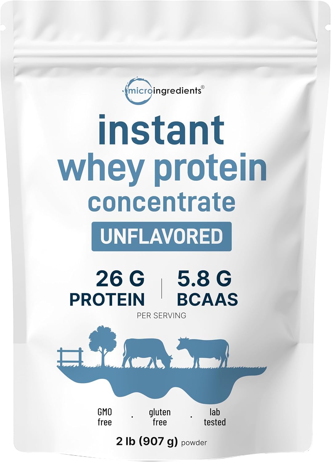 Micro Ingredients Unflavored Whey Protein Powder