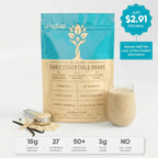 LyfeFuel Plant Protein Powder & Meal Replacement Shake, Vegan, Vanilla Chai 24 Servings