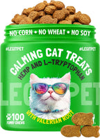 LEGITPET Cat Calming Treats Natural Anxiety Relief for Indoor Cats - Reduced Price!