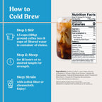 Bulletproof High Achiever Mushroom Cold Brew Coarse Ground Coffee, 10 oz